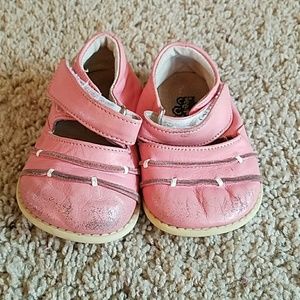 Pink Leather See Kai Run